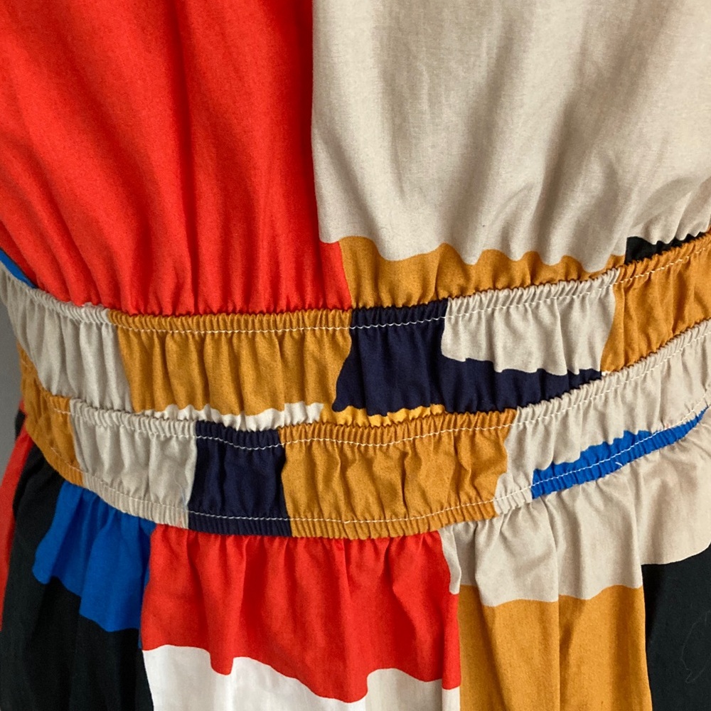 Anthropologie Multicolor Patchwork Mini Dress Wom… - image 5